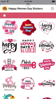 happy women day stickers iphone screenshot 2