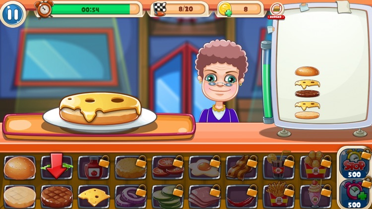 Burger Shop- Fast Food Cooking screenshot-5