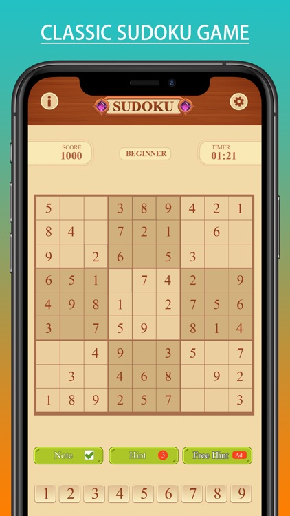 Sudoku - Solve Numbers Puzzle