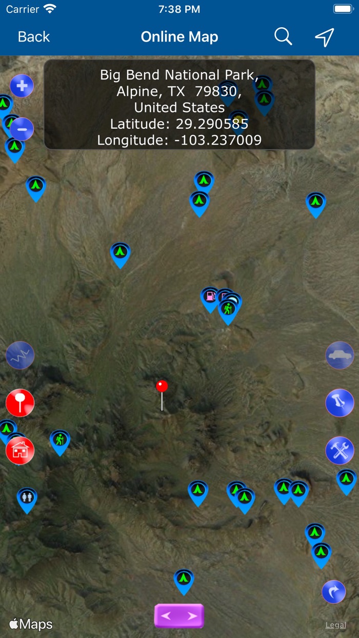 Big Bend National Park Map