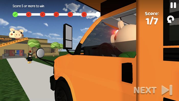 Balddy Piggy Monster School