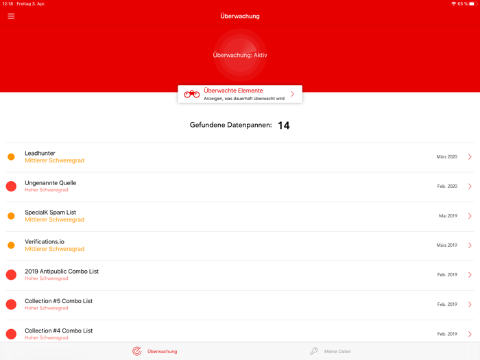 Vodafone Cyber-ID-Schutz