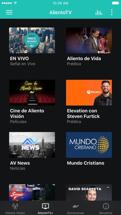 Aliento Vision TV Network screenshot 2