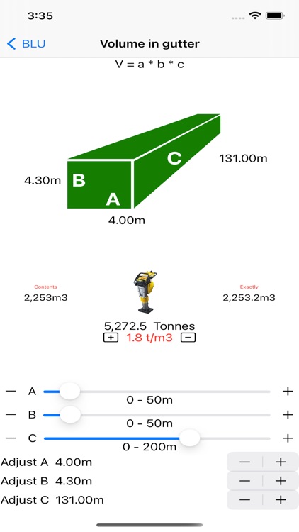 m2m3Calc screenshot-5