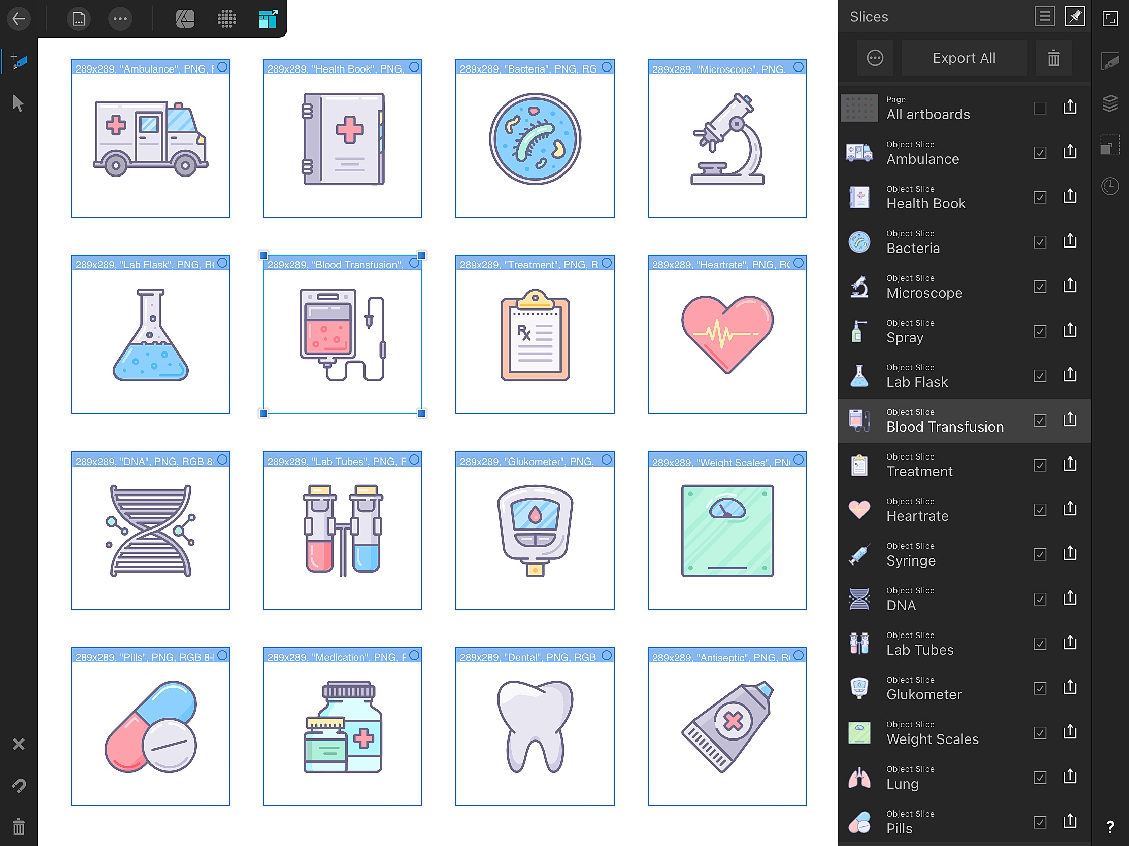 Screenshot do app Affinity Designer