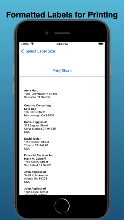 EZ Mailing Labels II screenshot-9