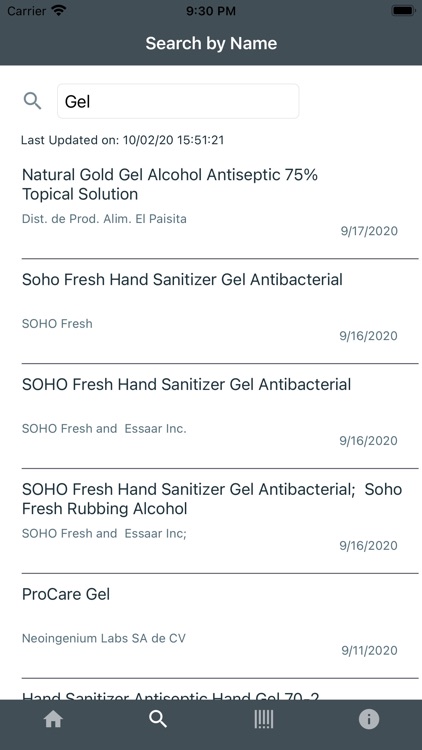 Hand Sanitizer Recall List screenshot-3