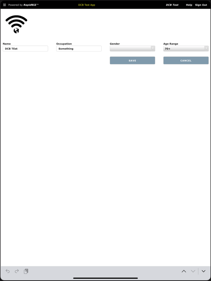 RapidBIZ Self-Service