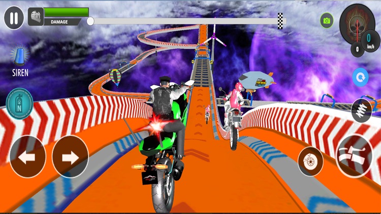 Police Bike Rider Stunt Game