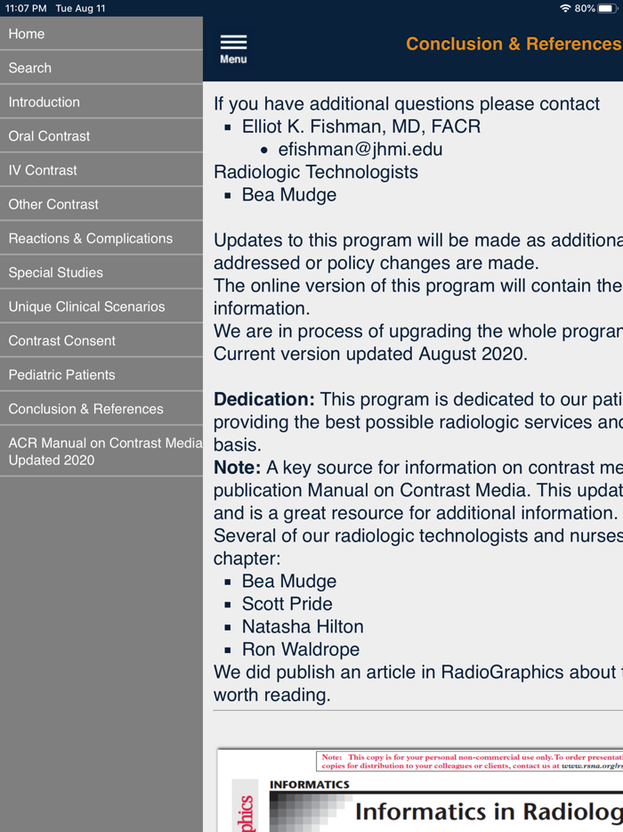 CTisus Contrast Protocols