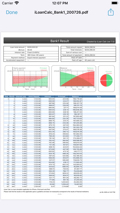 iLoan Calc (Loan calculator) screenshot-4
