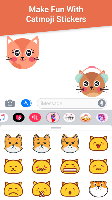 How to cancel & delete Animated CAT HEADS Stickers - CatsEmoji from iphone & ipad 4