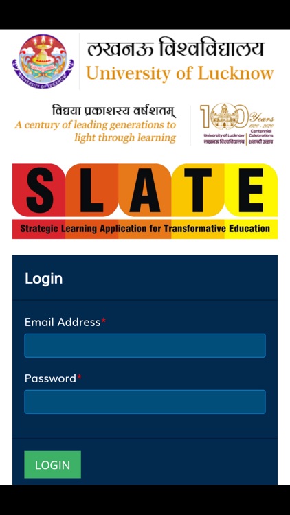 SLATE by University of Lucknow