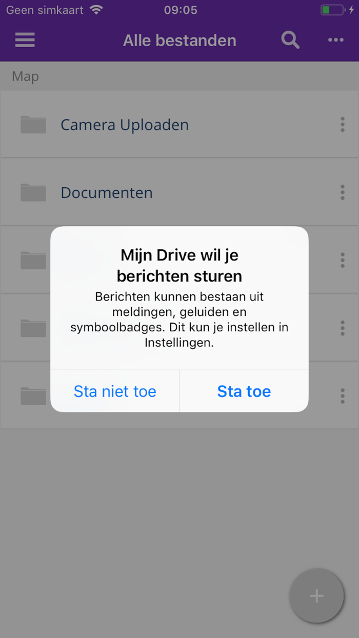 Drive van Mijndomein