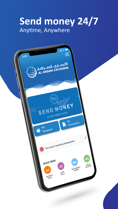 How to cancel & delete Al Ansari Exchange Send Money from iphone & ipad 1