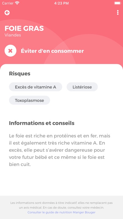 Aliments et Grossesse