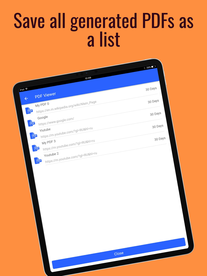 Web to PDF Converter