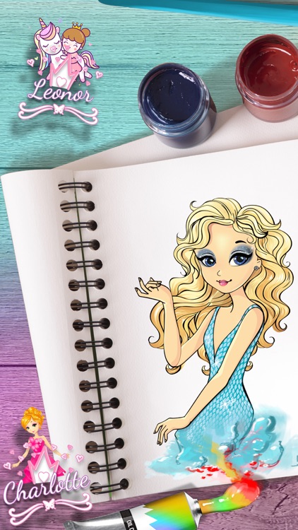 Princess Coloring Book.