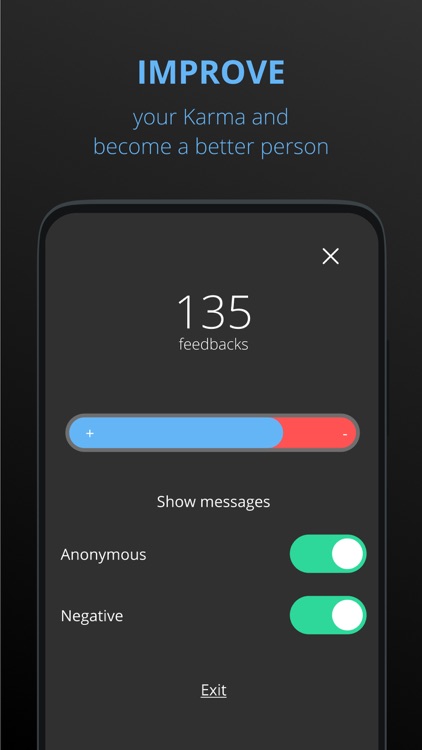 Karmа - anonymous feedback app