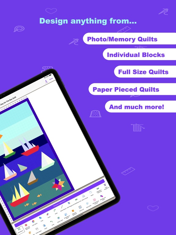 Screenshot #5 pour Quiltler 2 - Quilting App