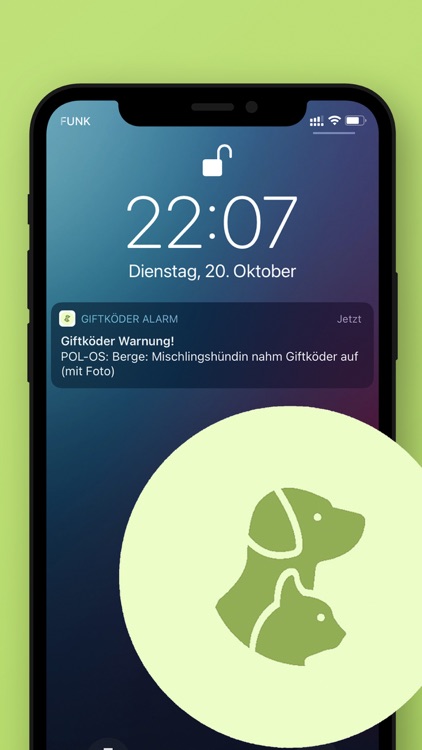 Giftköder Alarm