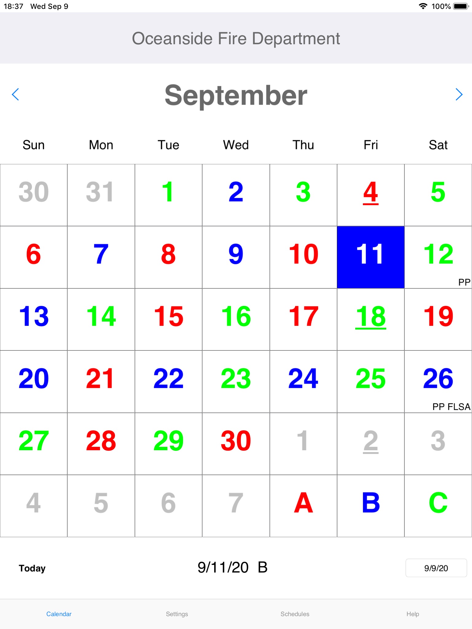 ShiftCal® - the FF Calendar screenshot 3
