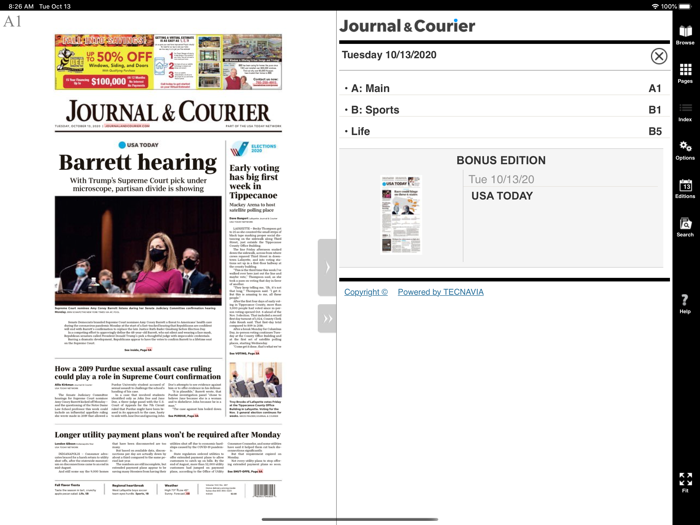 Journal  Courier Print