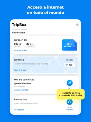 Screenshot 4 WiFi Map TripBox: Internet VPN iphone