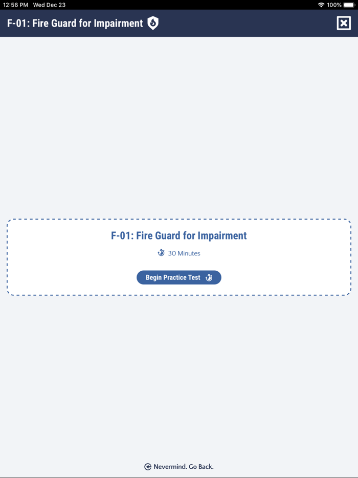 Fire Guard for Impairment F-01