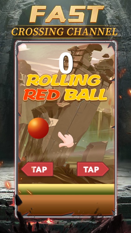 Rolling red ball