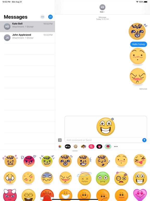 Emoji Moji Stickers screenshot 3