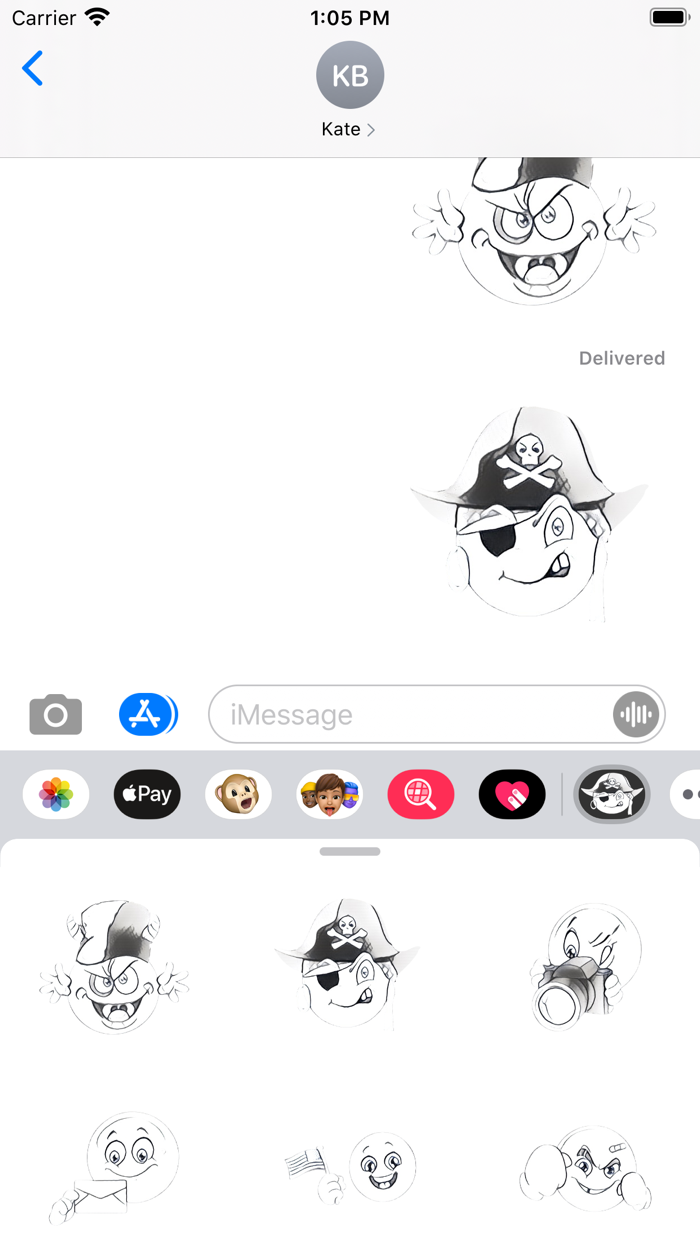 Sketch Faces Stickers
