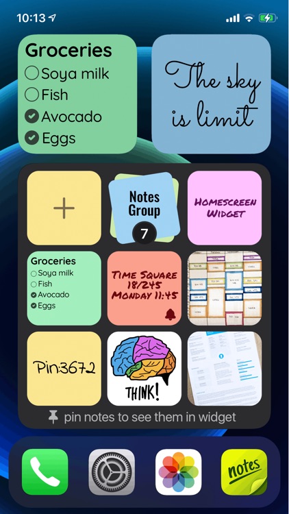Sticky Notes & Color Widgets