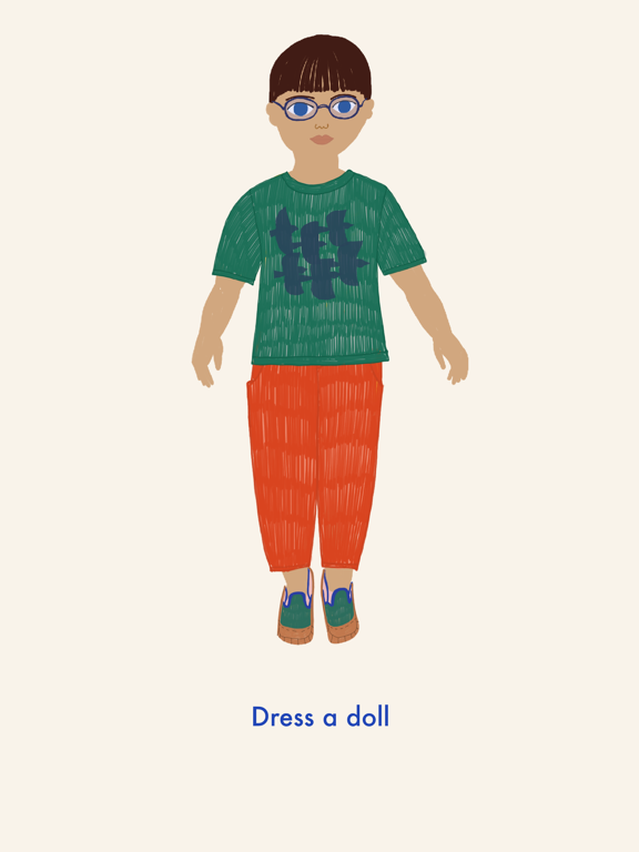Dress up a paper doll game Dress up a paper doll game