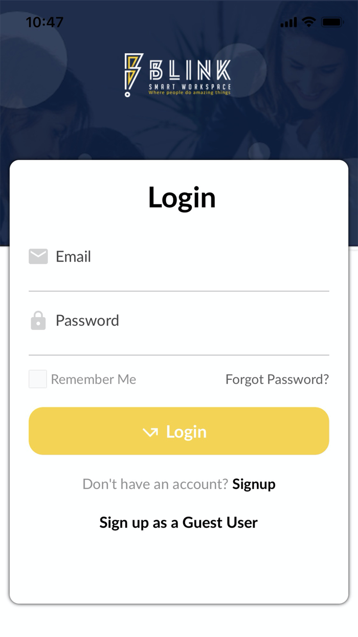 Blink App - Smart Workspace