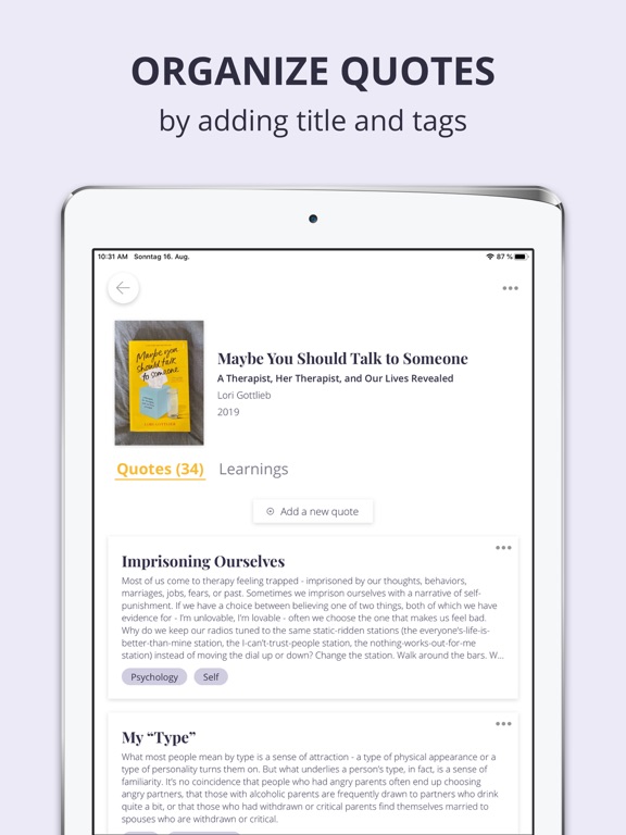 Citez - App for Book Lovers screenshot 3