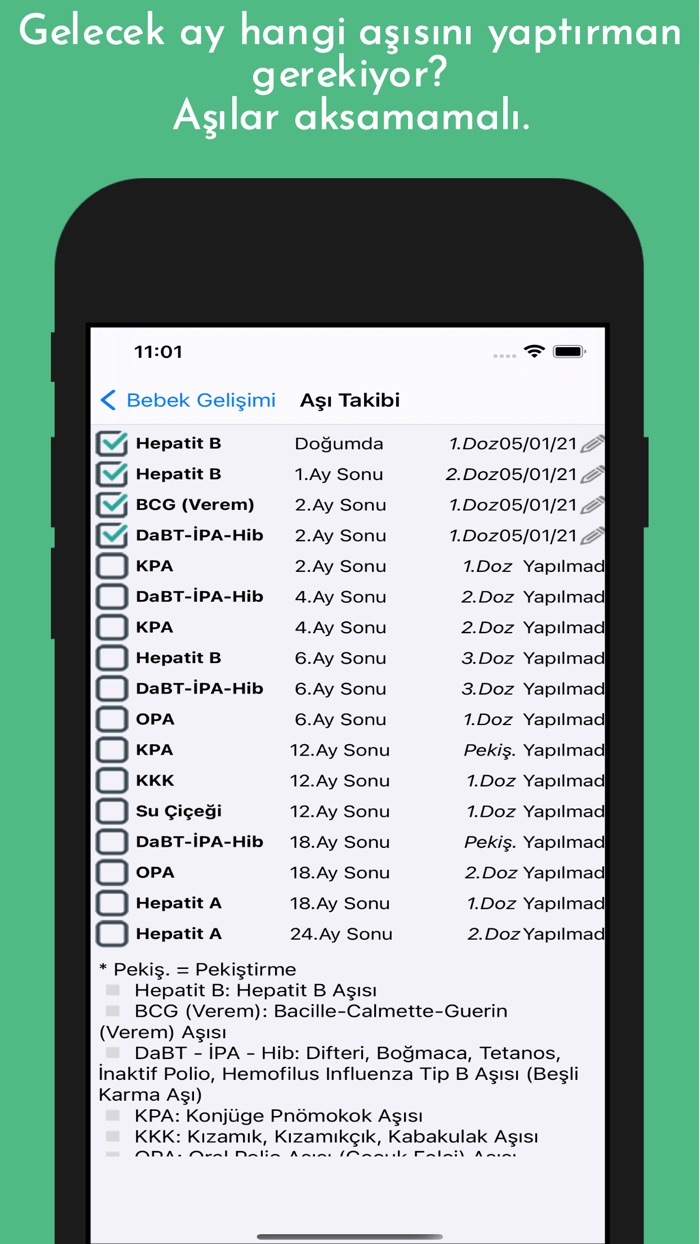 Bebek Gelişimi ve Takibi
