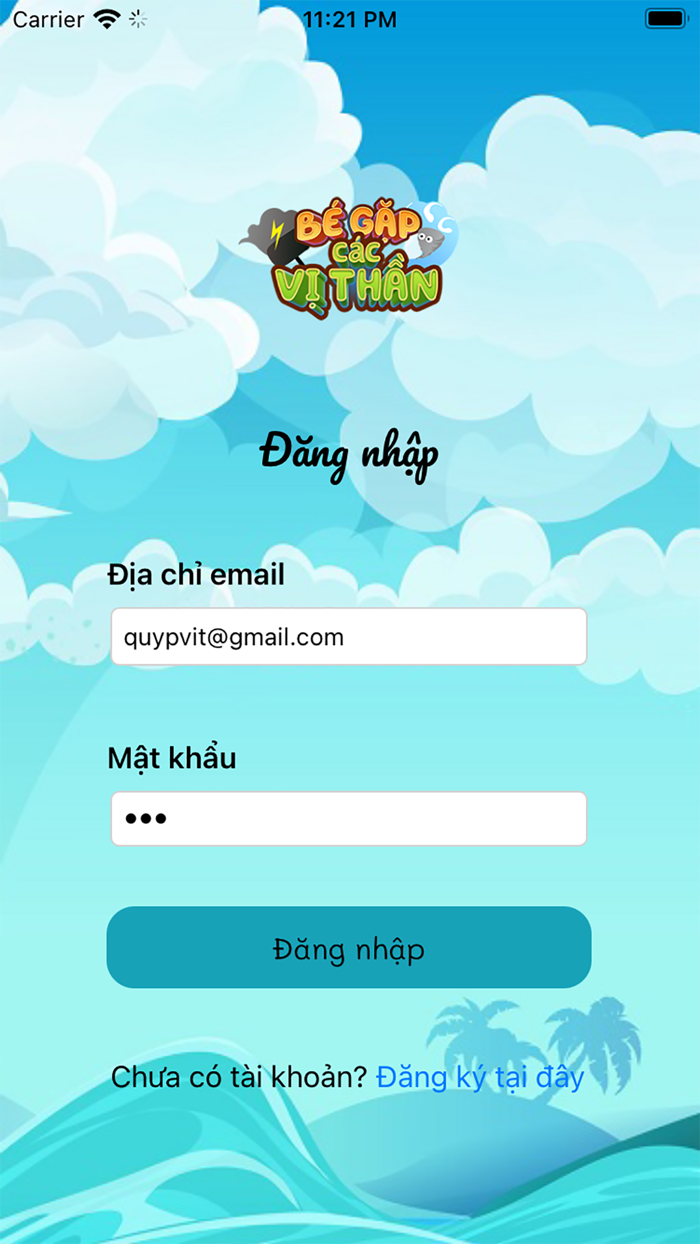 Bé gặp các vị thần