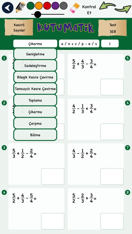 Kutumatik Temel İşlemler