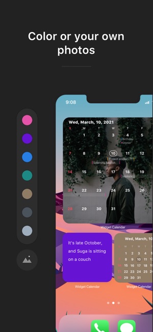 Widget Calendar