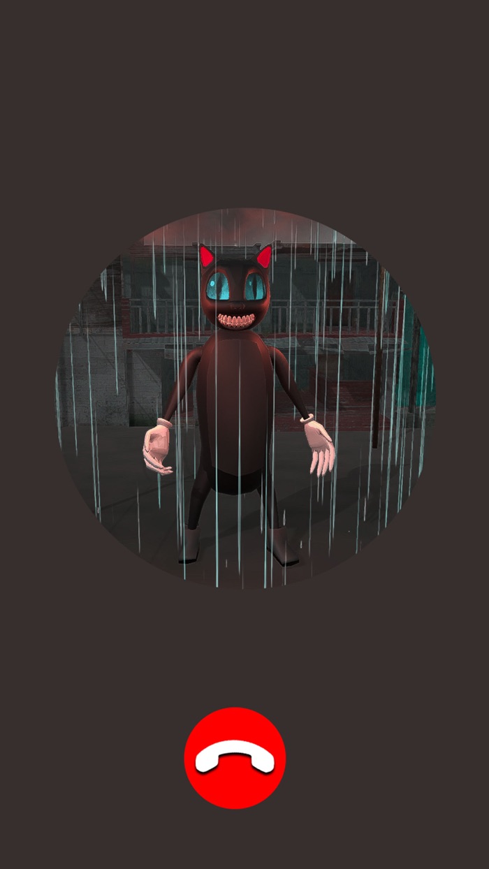 Scary Cartoon Cat Dog Call Me
