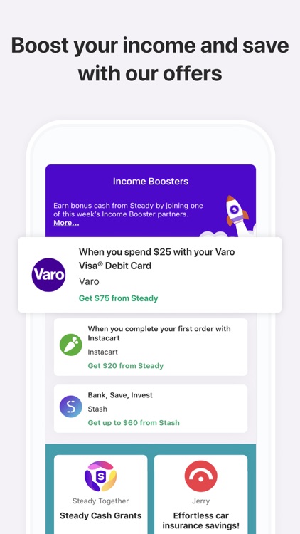 Steady-Find Work. Earn Money.