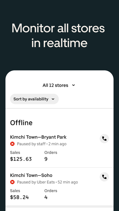 Uber Eats Manager screenshot1