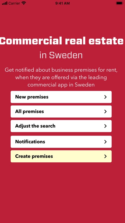 Business premises in Sweden