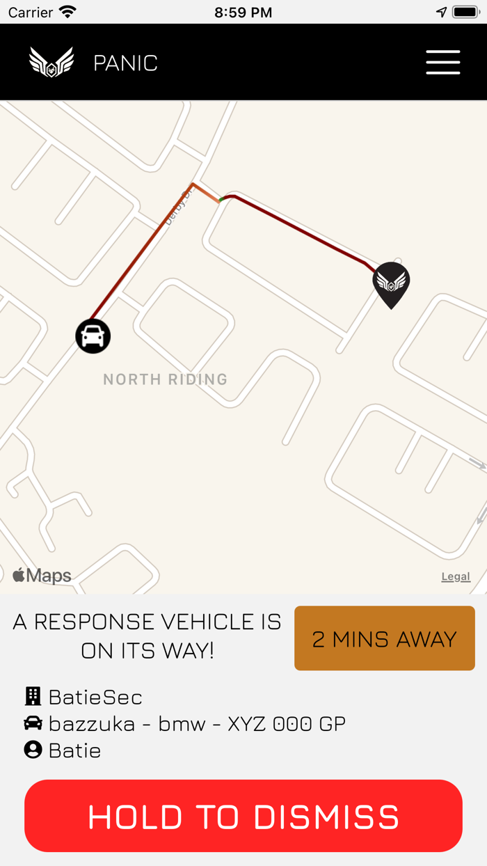 Usizo Angel Panic App