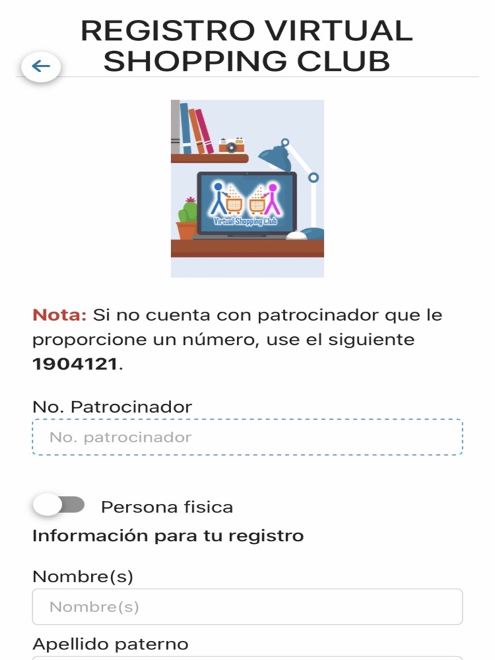 Virtual Shopping Club