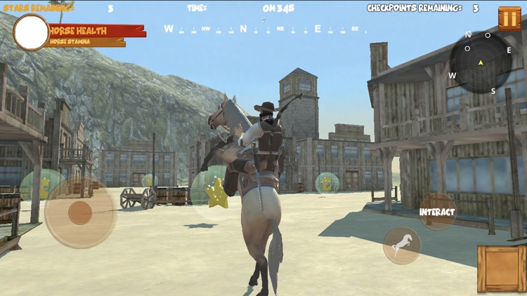 Wild West Cowboy Horse Rider