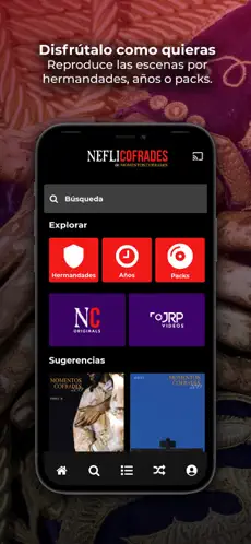 Screenshot 2 NefliCofrades iphone