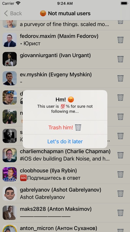 Follower Manager for ClubHouse