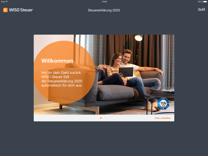 WISO Steuer 2021 Tablet